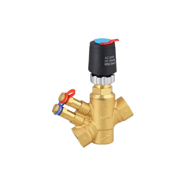 GJ-1505 Electric dynamic balance valve with actuator head